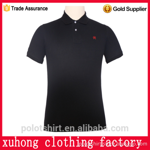 two button classic factory wholesale pique embroidery short sleeve polo tshirt